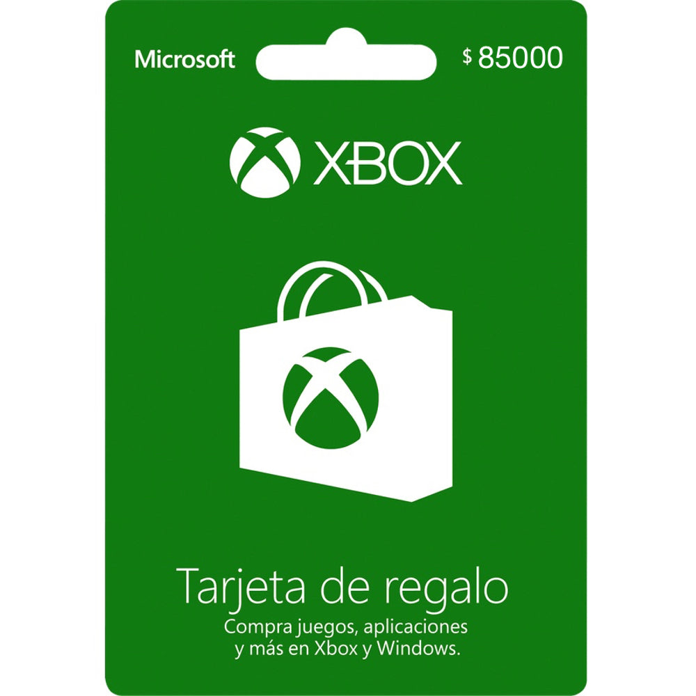 Tarjeta de Regalo XBOX - 85.000$ - Colombia