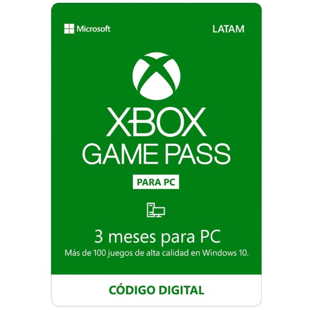 XBOX Game Pass - 3 Meses para PC