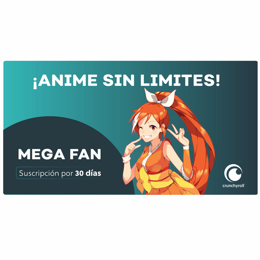 Crunchyroll Mega Fan - 1 Mes