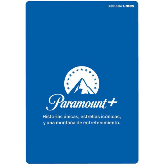 Paramount+ Tarjeta Digital 1 Mes – Series y Películas al Instante