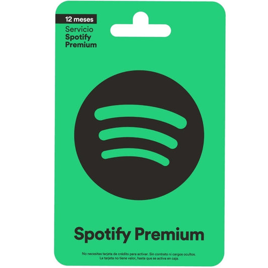 Spotify Premium 12 Meses – PIN Digital, Música sin Anuncios