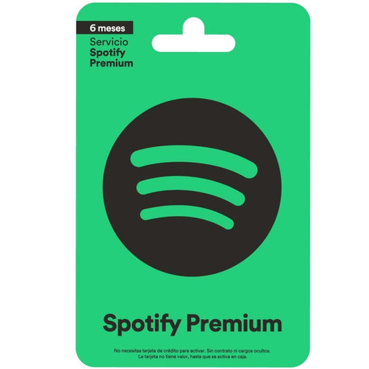 Spotify Premium 6 Meses – PIN Digital, Música sin Anuncios