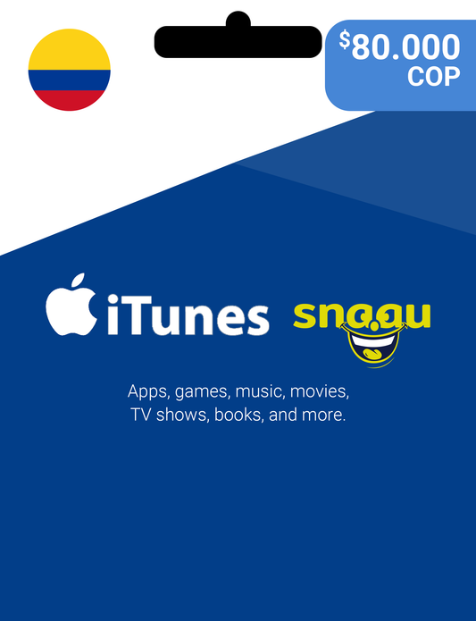 iTunes Gift Card Colombia $80.000 COP